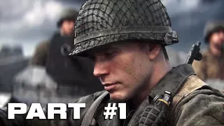 Call of Duty WW2 Walkthrough Gameplay Part 1 D-Day - Campaign Mission 1 (No Commentary)