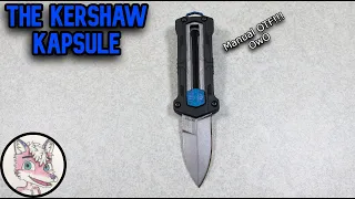 A Look at the Kershaw Kapsule - Manual OTF Knife Overview