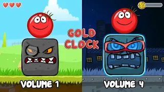 Tomato Ball - Gold Clock - All Levels - Speedrunning - Double Jump - Gameplay Volume 1,4