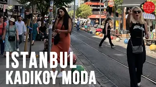 Kadikoy Moda Istanbul 2023 Asian Side Of Istanbul Turkey Walking Tour Tourist Guide |4K