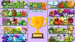 Tournament 10 Team Plants - Who Will Win? - PvZ 2 Team Plant vs Team Plant