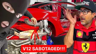 DDE HATER DESTROYS $82,899.00 FERRARI V12 ENGINE! **EP 9