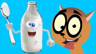 Мультфильм для детей про Игры Котенок за Молоком с ПАПУЛЕЙ