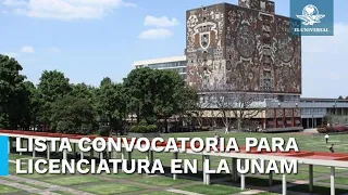 UNAM lanza Convocatoria 2024 para ingresar a alguna de sus licenciaturas