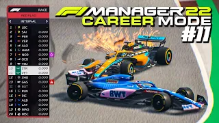 *STOP* 🔴 FIRST EVER RED FLAG 🔴 F1 MANAGER 22 CAREER MODE Part 11