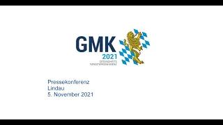 Pressekonferenz GMK Lindau