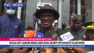 Bayelsa Govt Launches Emblem, Seeks Social Security For Families Of Fallen Heroes