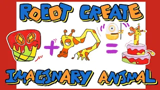 Wow!!!Robot create an imaginary animal | WEDRAW BEST EDUCATION TOY