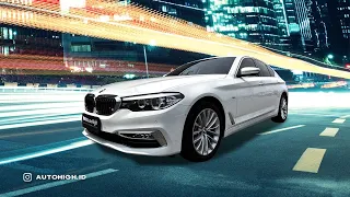 BMW 530i LUXURY LINE 2018 FACELIFT G30 WHITE ON BLACK