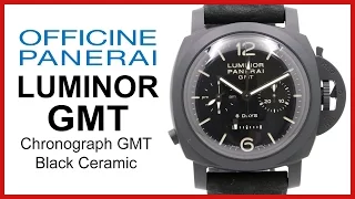 ▶ Panerai Luminor 1950 PAM 317, Black Ceramic UNBOXING & REVIEW 8 Days, GMT Chronograph