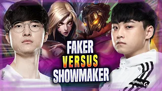 SHOWMAKER vs FAKER! - DK ShowMaker Plays Viktor MID vs T1 Faker Kai'sa! | Season 2022