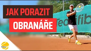 14 TIPŮ, Jak PORAZIT tenisového OBRANÁŘE #tenis