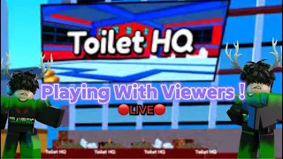 🔴LIVE🔴 Toilet Tower Defense I Playing With Viewers I Trading