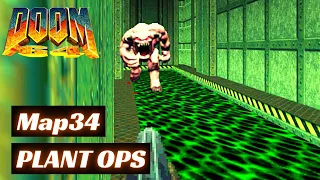 Doom 64 (100%) Walkthrough (Map34: Plant Ops)