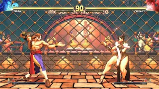 Classic Vega vs Chun-Li (Hardest AI) - STREET FIGHTER V