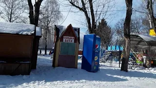 Вінниця. Центральний парк культури та відпочинку у кінці зими, 21.02.2021