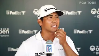 Kurt Kitayama Saturday Interview 2022 Mexico Open at Vidanta