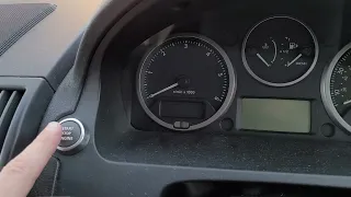 Landrover freelander 2 2007 starting in cold (-2) trick.