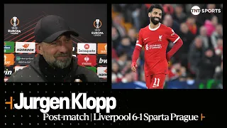 "JUST STOP DEFENDING" 😅 | Jurgen Klopp | Liverpool 6-1 Sparta Prague | UEFA Europa League