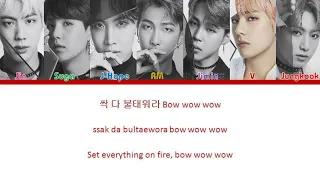 BTS (방탄소년단) - FIRE (불타오르네) Lyrics [Color Coded  Han/Rom/Eng]