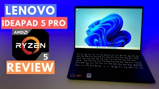 Lenovo Ideapad 5 Pro 14 Laptop Review (2021) || AMD Ryzen 5-5600U