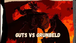 BERSERKER Guts vs Grunbeld pelea en español latino