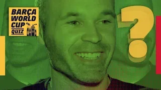 #BarçaWorldCup | Andrés Iniesta's 2018 World Cup Quiz