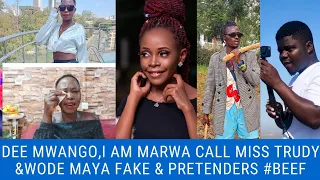 DEE MWANGO, I AM MARWA CALL MISS TRUDY AND WODE MAYA FAKE AND PRETENDERS. STOP STEALING OUR CONTENT