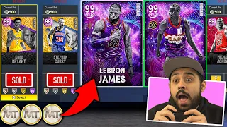 I SOLD ALL MY DARK MATTERS AND MADE MILLIONS OF MT FOR NEW ENDGAME CARDS COMING IN NBA 2K22 MYTEAM