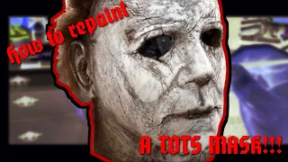 Michael myers mask overhaul! Halloween 2018 Trick or treat studios from start to finish repaint!