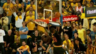 Lebron James iconic block on Andre Iguodala - 2016 Game 7 NBA Finals