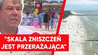 "Skala zniszczeń jest przerażająca". Burmistrz Łeby o Polakach na wakacjach