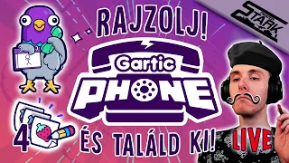 Gartic Phone - 4.Rész (A Művész Banda Újra Alkot.. 😂🖌️) - Stark LIVE