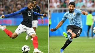 Mbappé VS SUEAREZ FIGHT FRANCE VS URUGUAY FIGHT