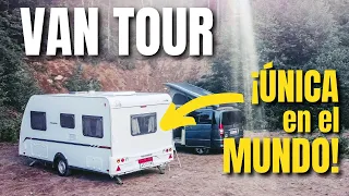 ⚡ÚNICA Caravana ELÉCTRICA del MUNDO⚡| Van Tour CARACITO 450 FU (Y cómo hacerla AUTÓNOMA)