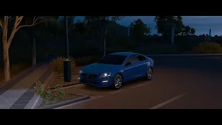 cruising at night in Volvo Q60 (Forza horizon 3)