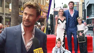Why Chris Hemsworth's Daughter Was BUMMED About Walk of Fame Ceremony (Exclusive)