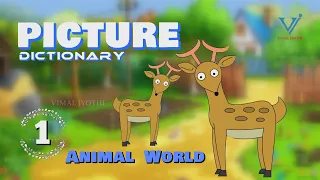 ANIMAL WORLD | PICTURE DICTIONARY FOR CHILDREN | SERIES 01 | Vimal Jyothi Publications