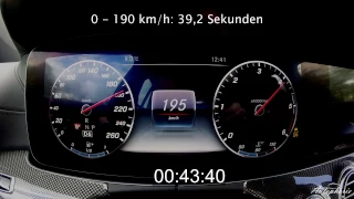 2017 Mercedes-Benz E200d: Acceleration 0 - 190+ kph / 0 - 118+ mph - Autophorie