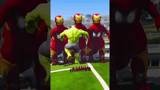 GTA-V Green hulk fight with red hulk #shorts #gta5 #ironman #magnetgamer