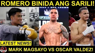 Magsayo READY kay Oscar Valdez! | Romero: Hindi man lang ako NAPA-BAGSAK ni Pitbull!