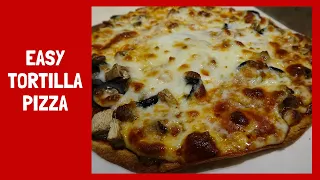 Easy Tortilla Pizza