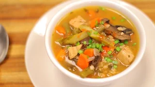 Chicken Barley Soup - healthy recipe channel- healthy recipes - soup recipe - dinner recipes