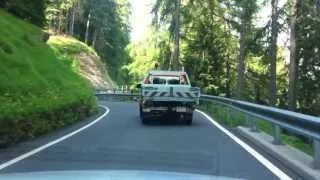 Audi RS5 on Umbrail Pass Switzerland