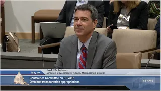 Conference Committee on H.F. 2887 - Omnibus Transportation Appropriations - 05/10/23