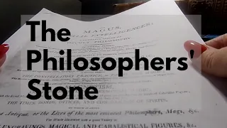 Philosophers' Stone - How to find the secret - from the Magus Occult Philosophy - Francis Barrett