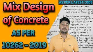 Concrete Mix Design as per Latest IS Code 10262 - 2019 | Learning Civil Technology