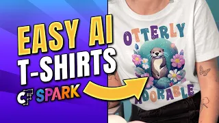 EASY & QUICK Ai T-Shirt Design Tutorial (CF Spark)