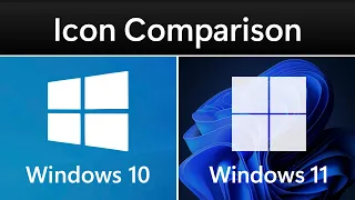 Windows 11 Icons vs Windows 10 Icons!