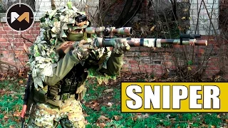 СНАЙПЕР С АВТОМАТОМ // SNIPER WITH AK74 / СТРАЙКБОЛ / AIRSOFT